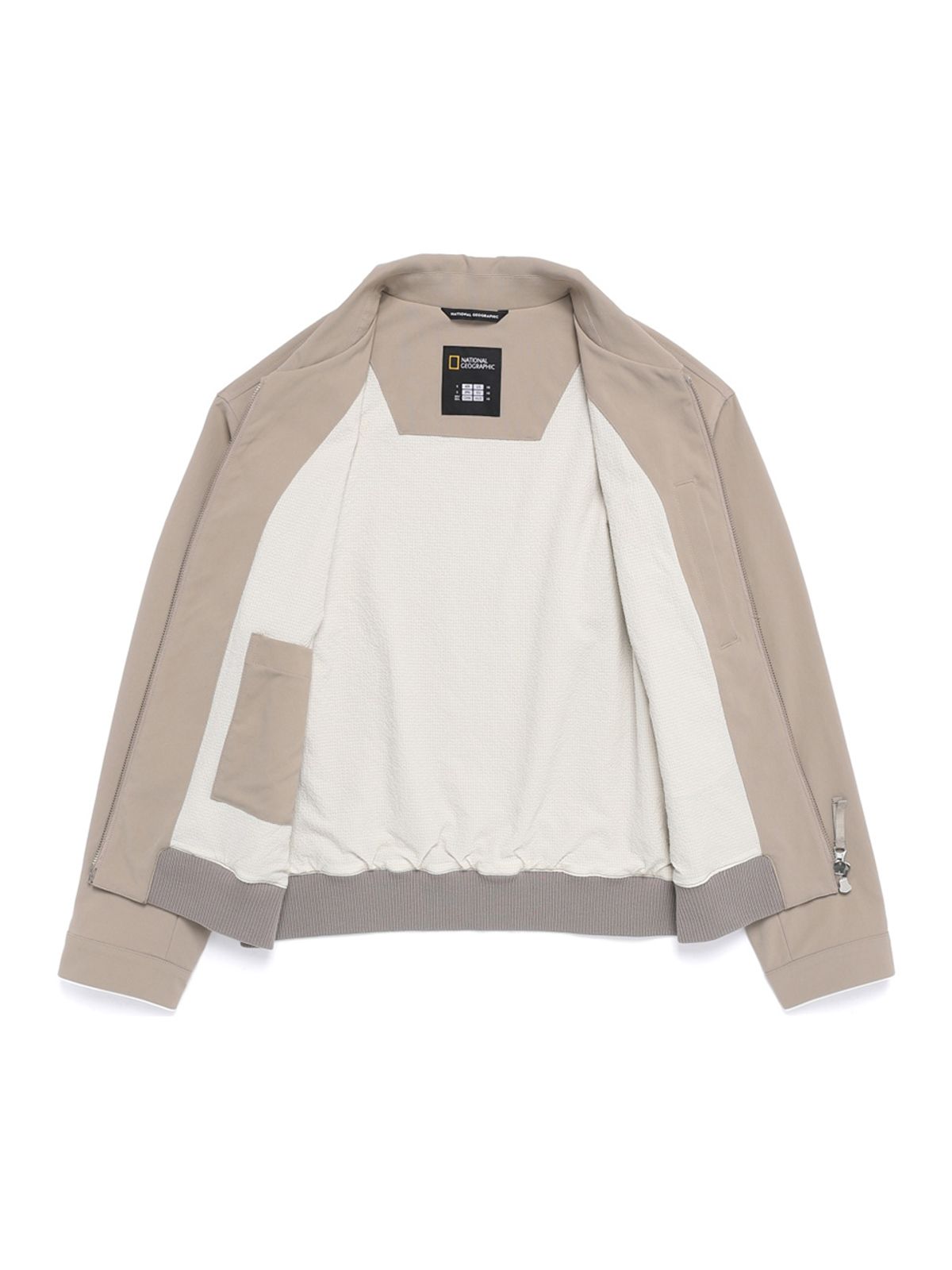 내셔널지오그래픽(NATIONALGEOGRAPHIC) N261WJP020 여성 론트라 카라 봄버 점퍼 OAK BEIGE