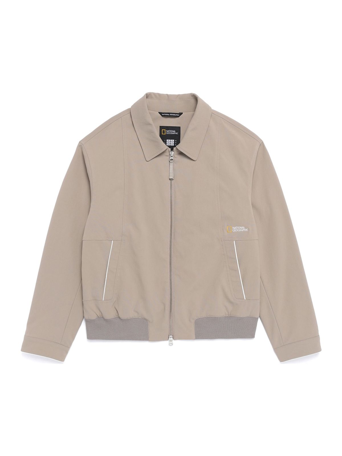 내셔널지오그래픽(NATIONALGEOGRAPHIC) N261WJP020 여성 론트라 카라 봄버 점퍼 OAK BEIGE