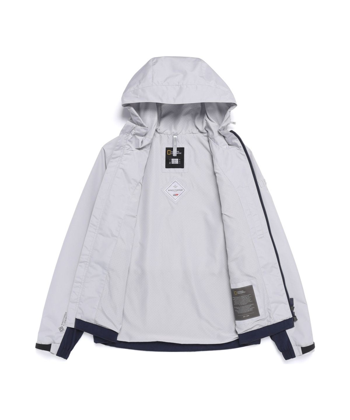 내셔널지오그래픽(NATIONALGEOGRAPHIC) N265UJP260 아틀라스 고어 윈드스토퍼 2LAYER  후드 자켓 URBAN ICE