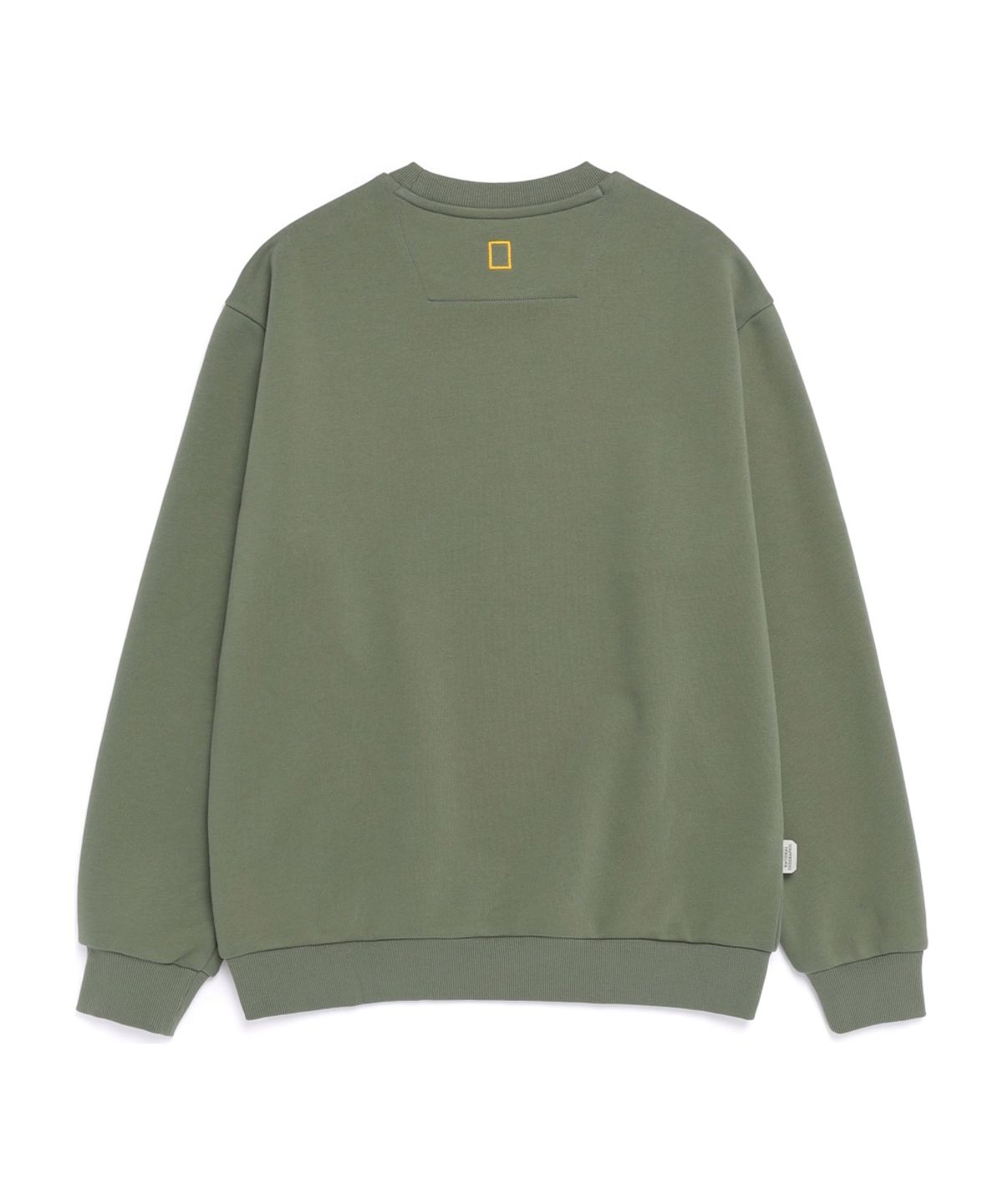 내셔널지오그래픽(NATIONALGEOGRAPHIC) N261USW910 폴하스 스몰로고 맨투맨 MILITARY KHAKI