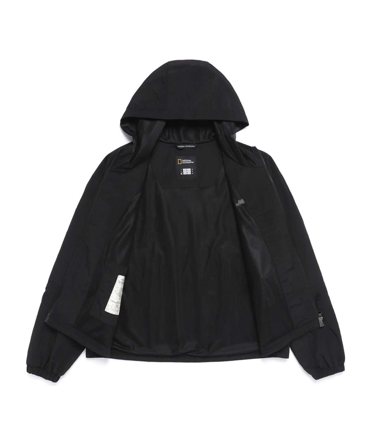 내셔널지오그래픽(NATIONALGEOGRAPHIC) N261WJP960 여성 오르카 타슬란 후드 점퍼 BLACK