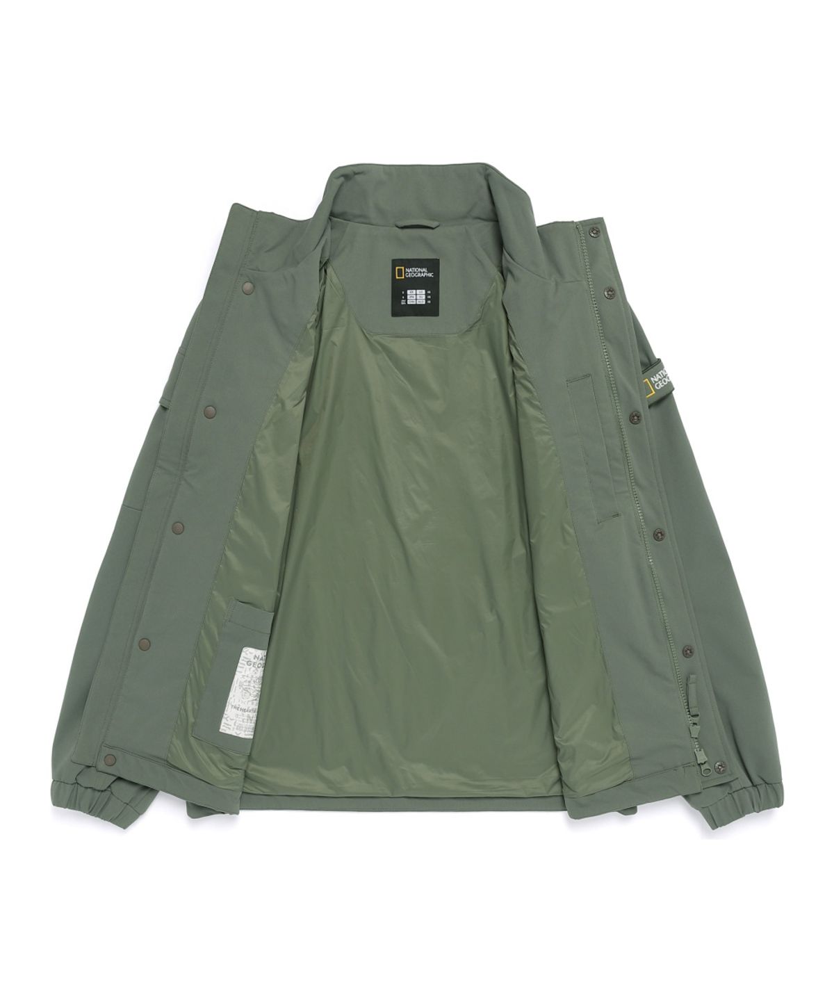 내셔널지오그래픽(NATIONALGEOGRAPHIC) N261UJP961 오르카 스탠드넥 점퍼 MILITARY KHAKI