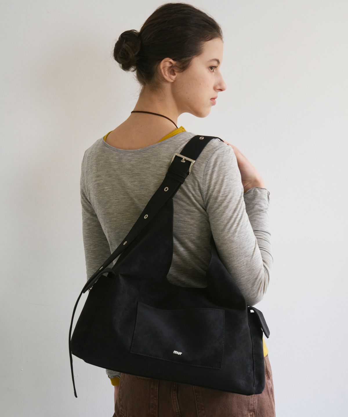 무르(MUR) Noma Pocket Hobo Bag (7color)