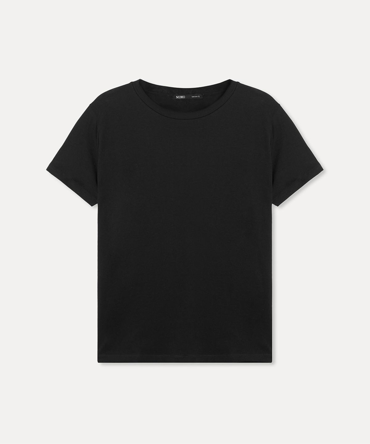미쏘(MIXXO) 수피마 코튼 R넥 반팔 티셔츠_MIWHWG320A