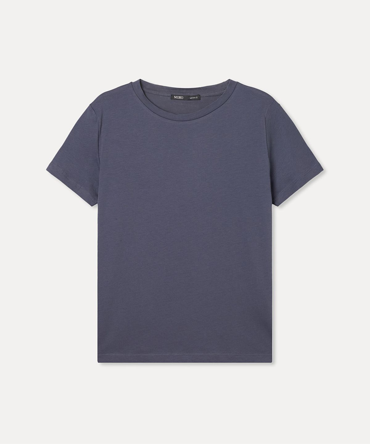 미쏘(MIXXO) 수피마 코튼 R넥 반팔 티셔츠_MIWHWG320A