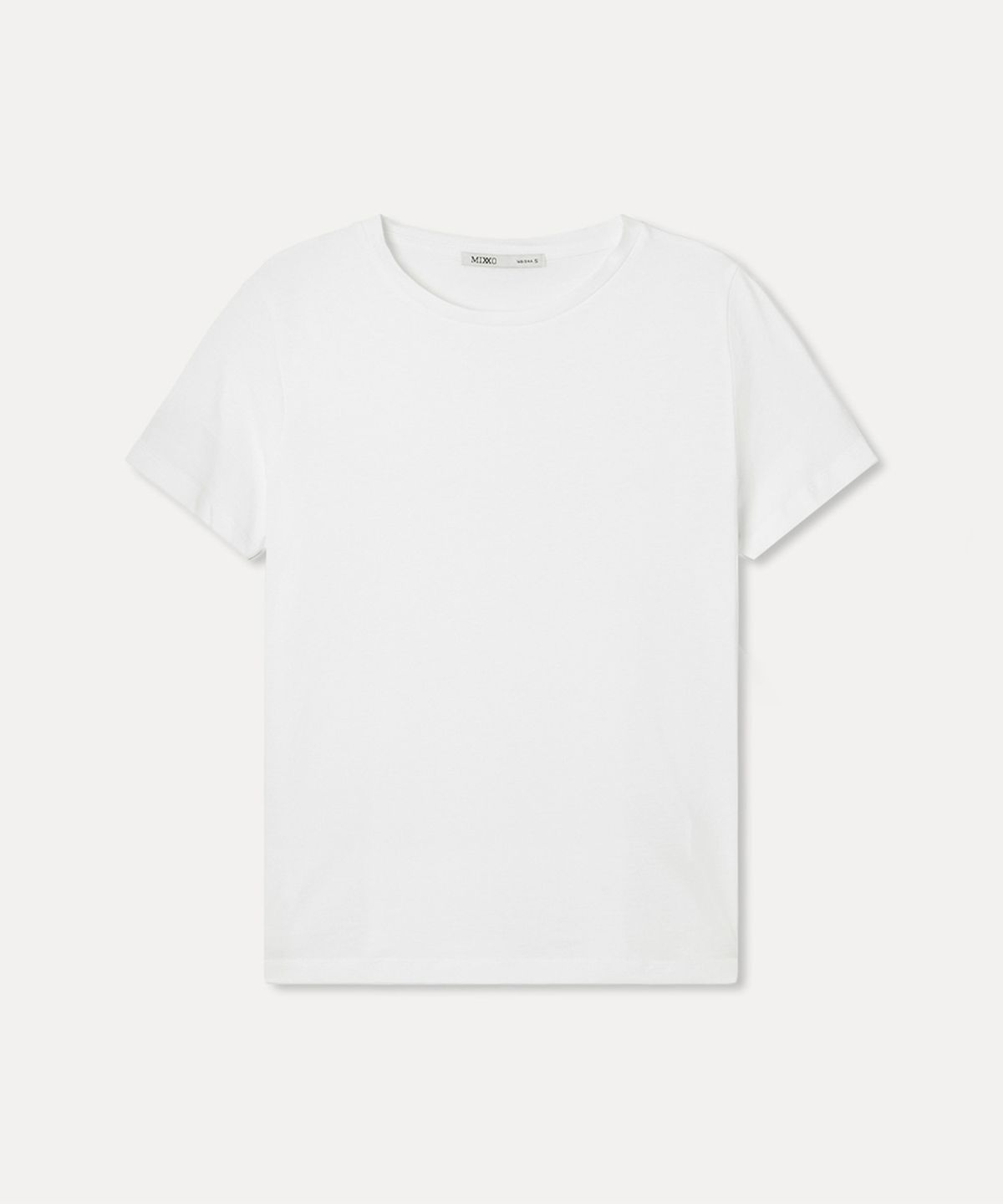 미쏘(MIXXO) 수피마 코튼 R넥 반팔 티셔츠_MIWHWG320A