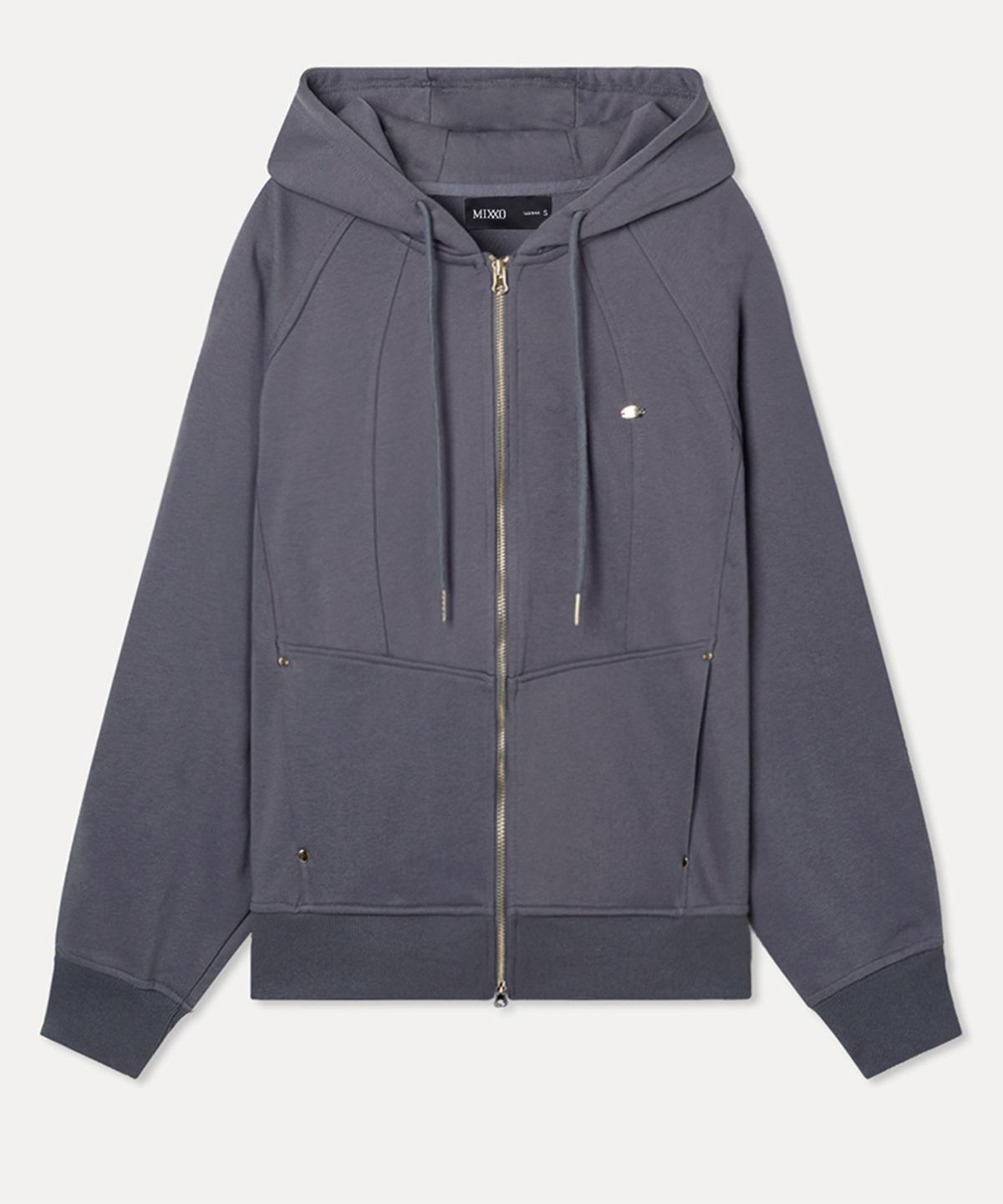 미쏘(MIXXO) 기모 오버핏 후드집업 RE JMFT41C_MIWJMG12QC