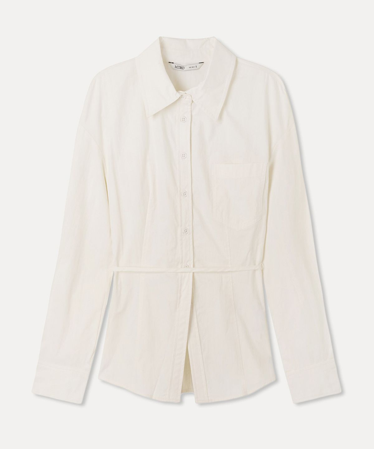 미쏘(MIXXO) 슬림핏 롱 셔츠_MIWYWG321C
