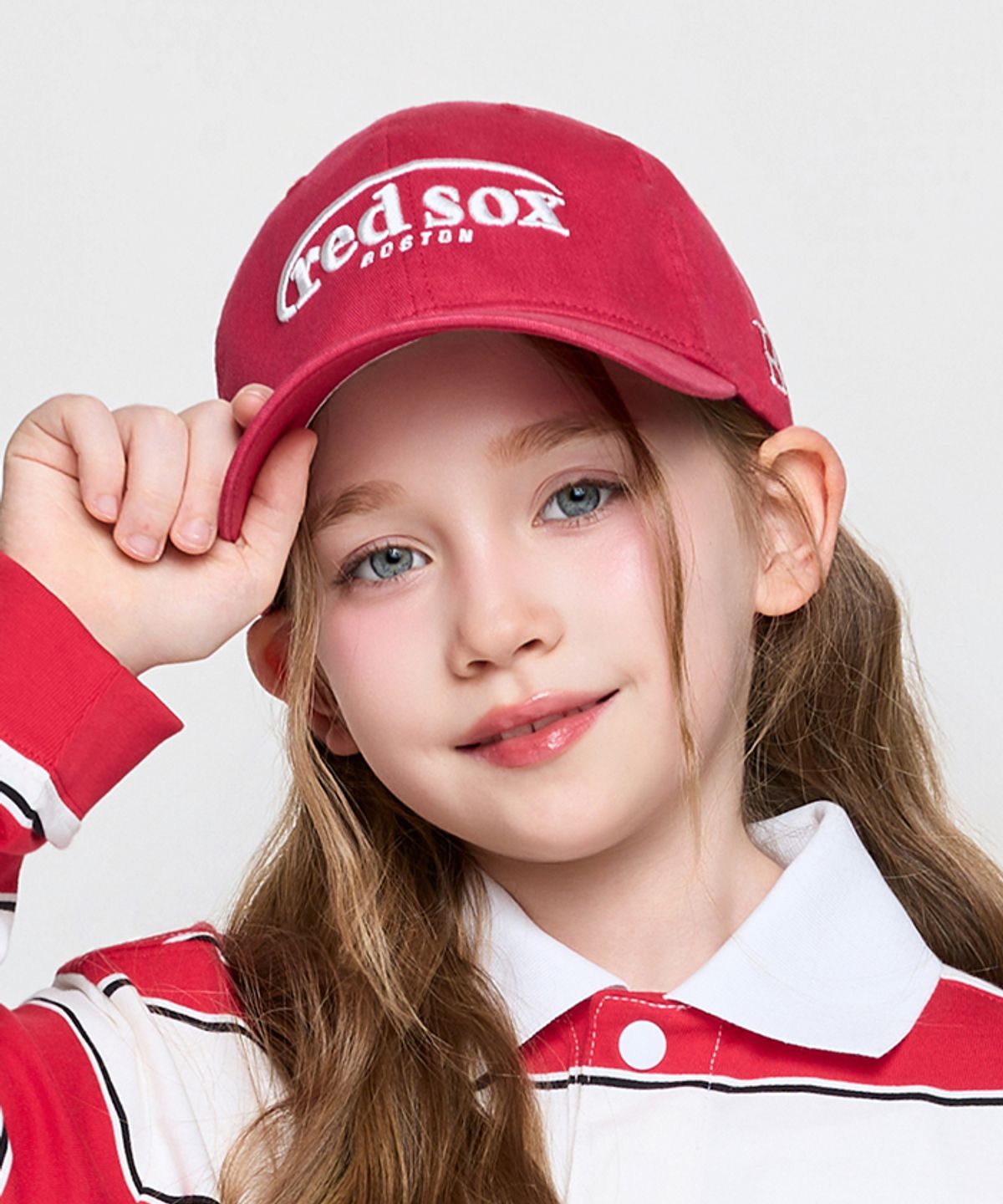 엠엘비 키즈(MLB KIDS) 젤리 볼캡 BOS (Red)