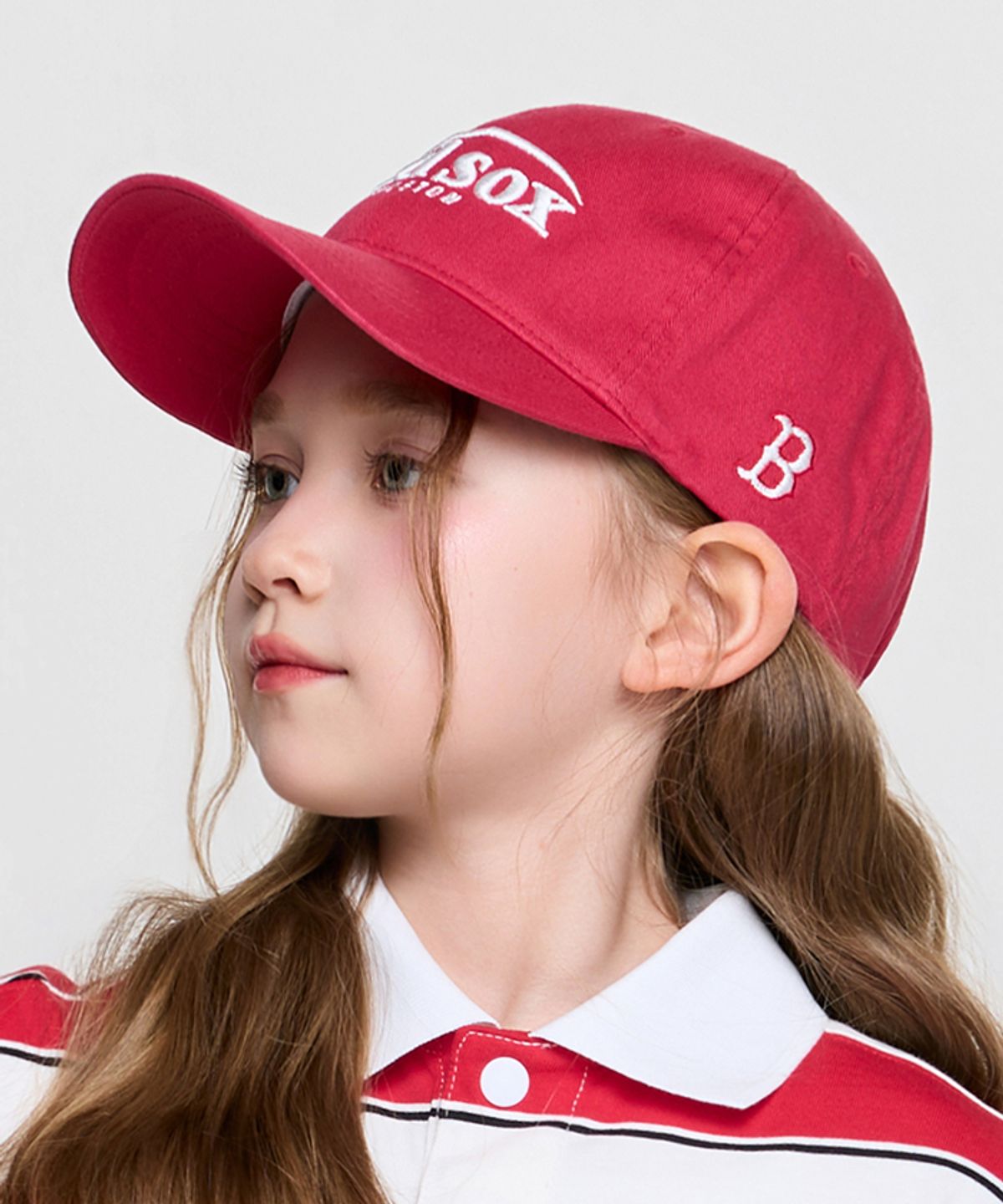 엠엘비 키즈(MLB KIDS) 젤리 볼캡 BOS (Red)
