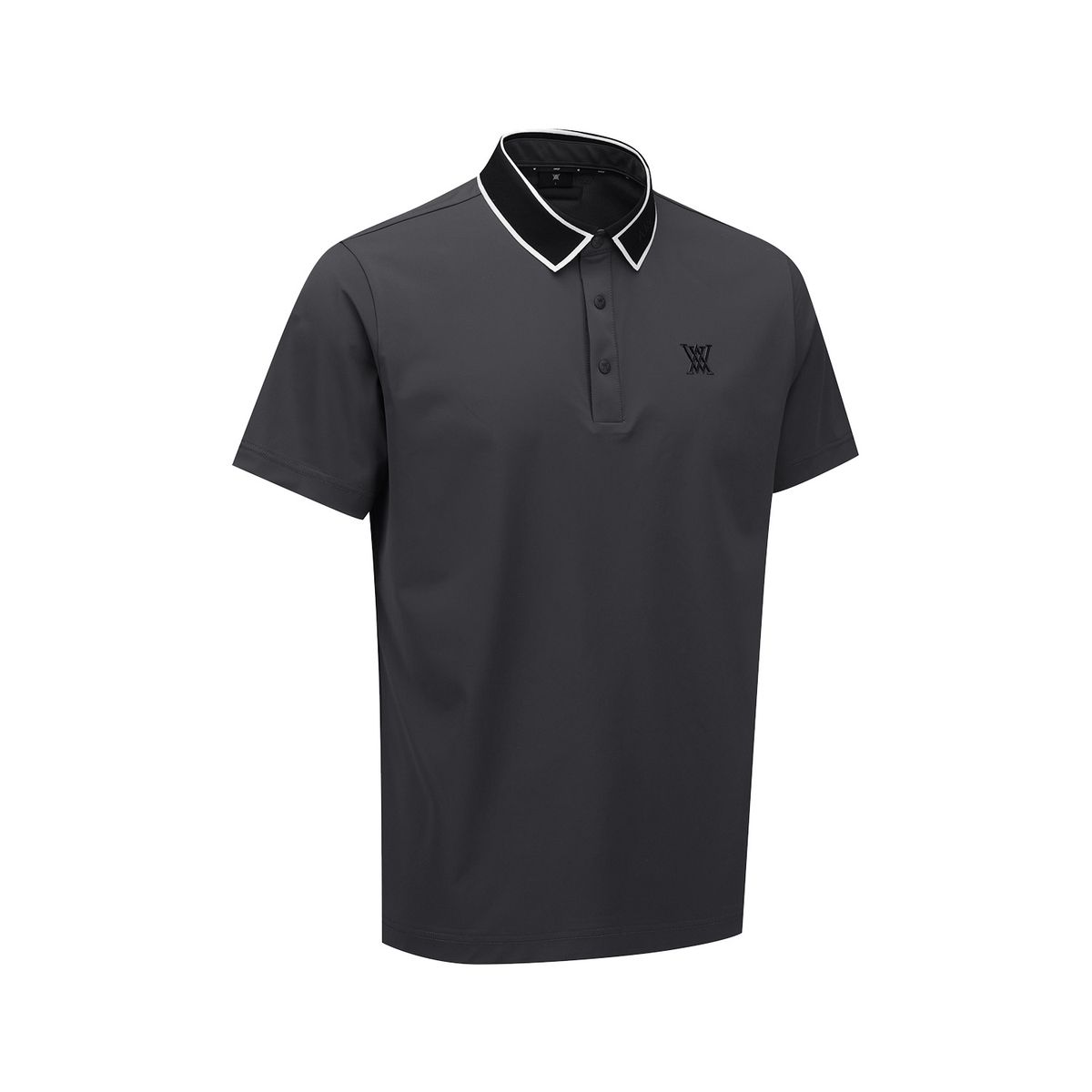 어뉴골프(ANEW GOLF) MEN CAMO LOGO POINT SHORT T-SHIRT_CG