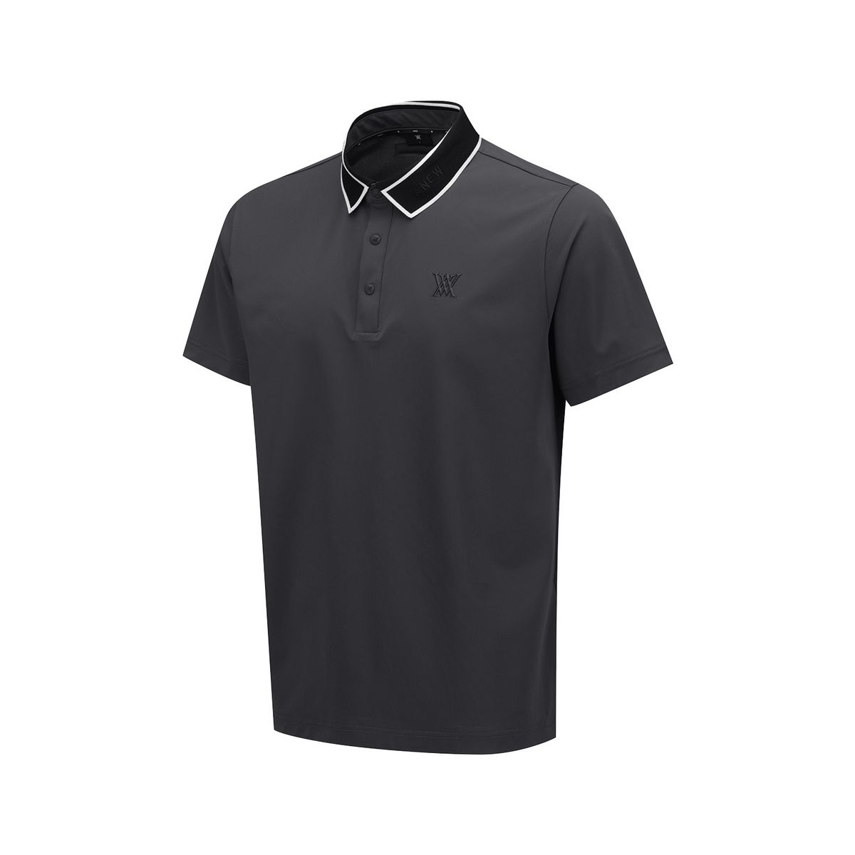 어뉴골프(ANEW GOLF) MEN CAMO LOGO POINT SHORT T-SHIRT_CG