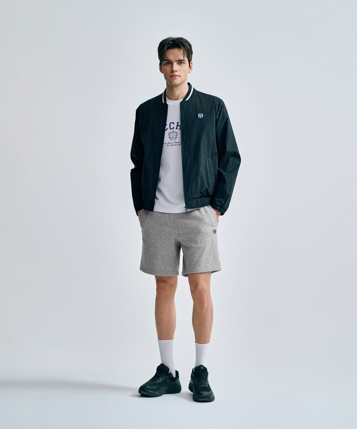 세르지오 타키니(SERGIO TACCHINI) U 라이트 스트레치 바시티 자켓