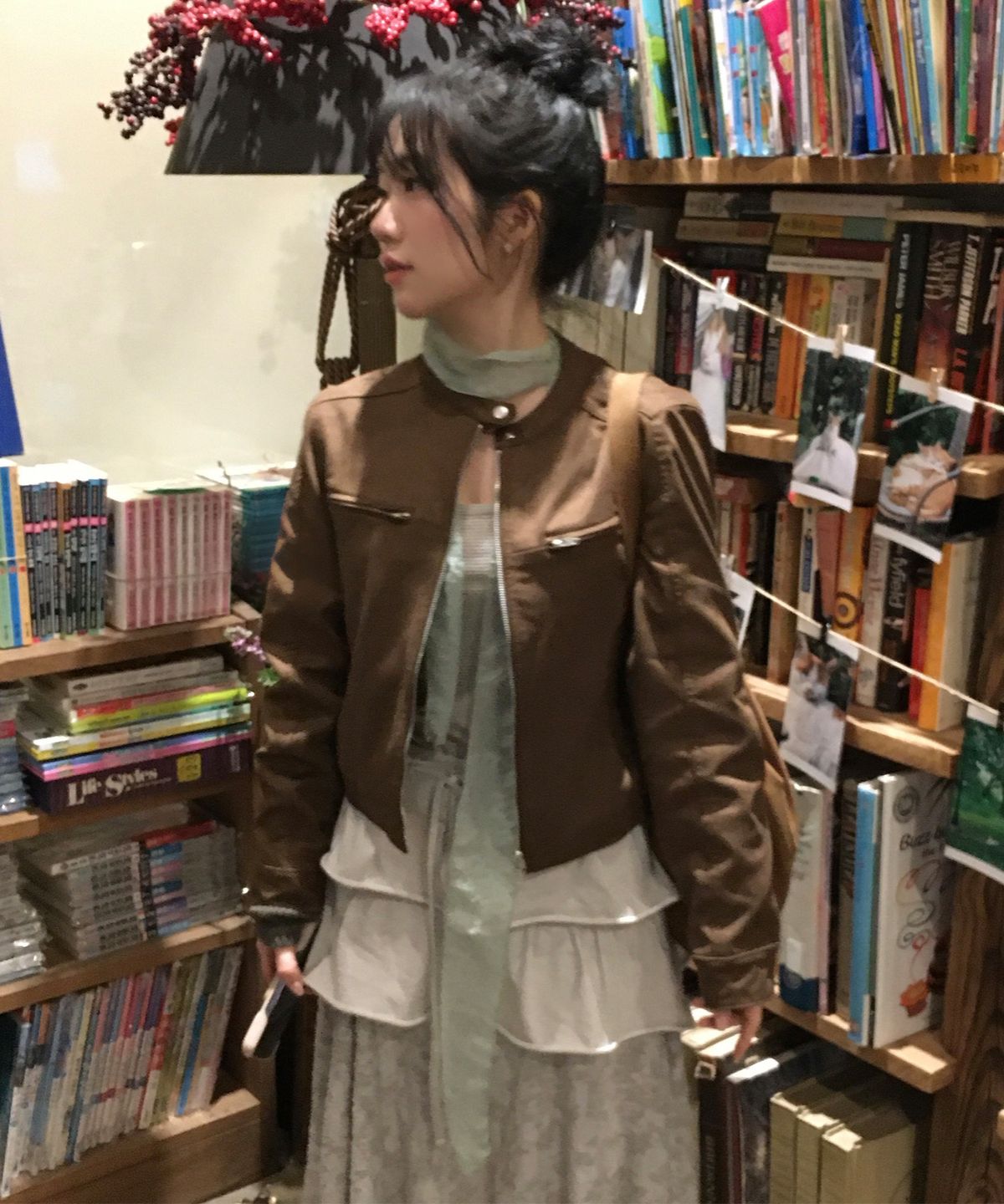 미쏘(MIXXO) 바이커 자켓_MIWJLG90QG
