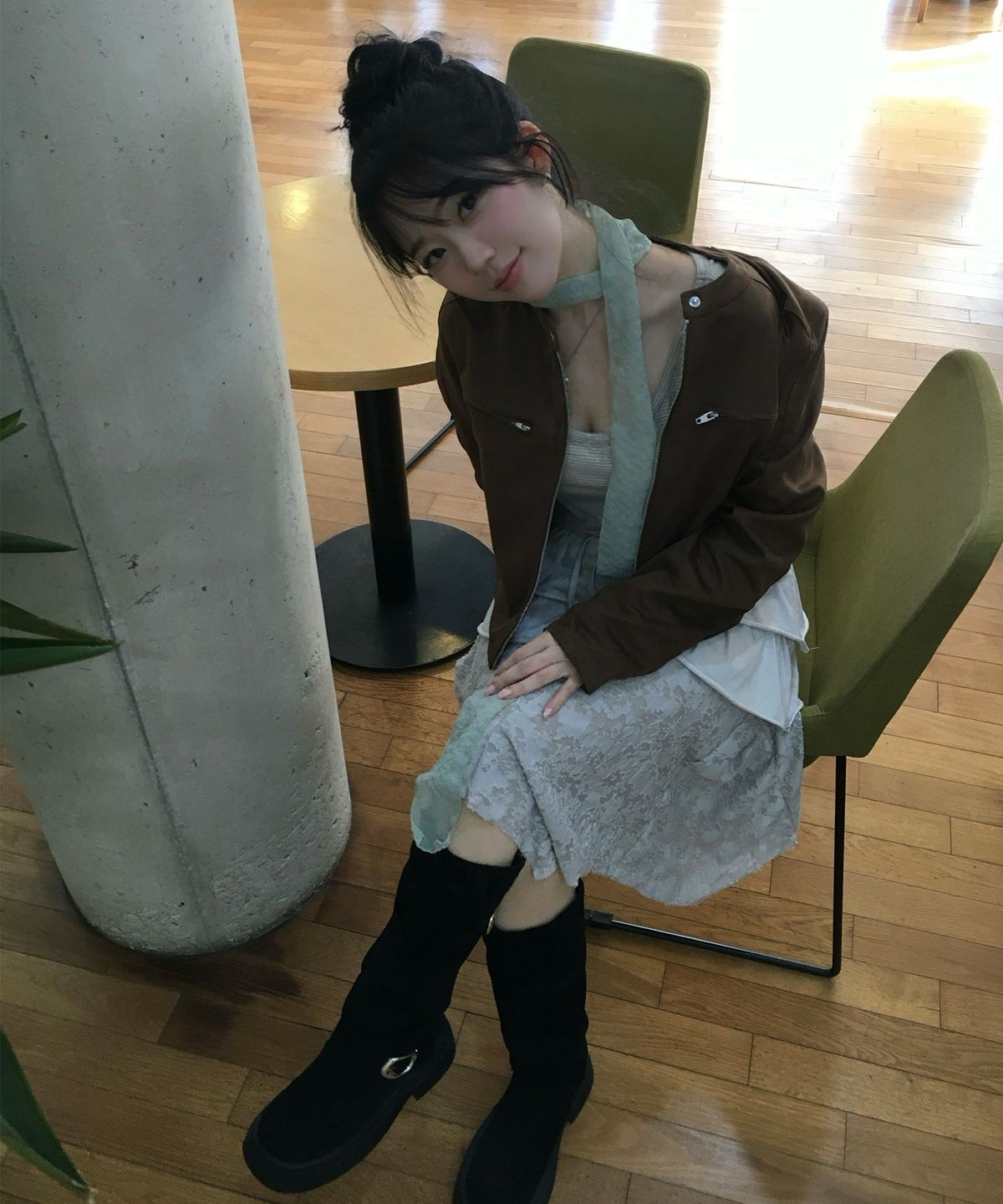 미쏘(MIXXO) 바이커 자켓_MIWJLG90QG