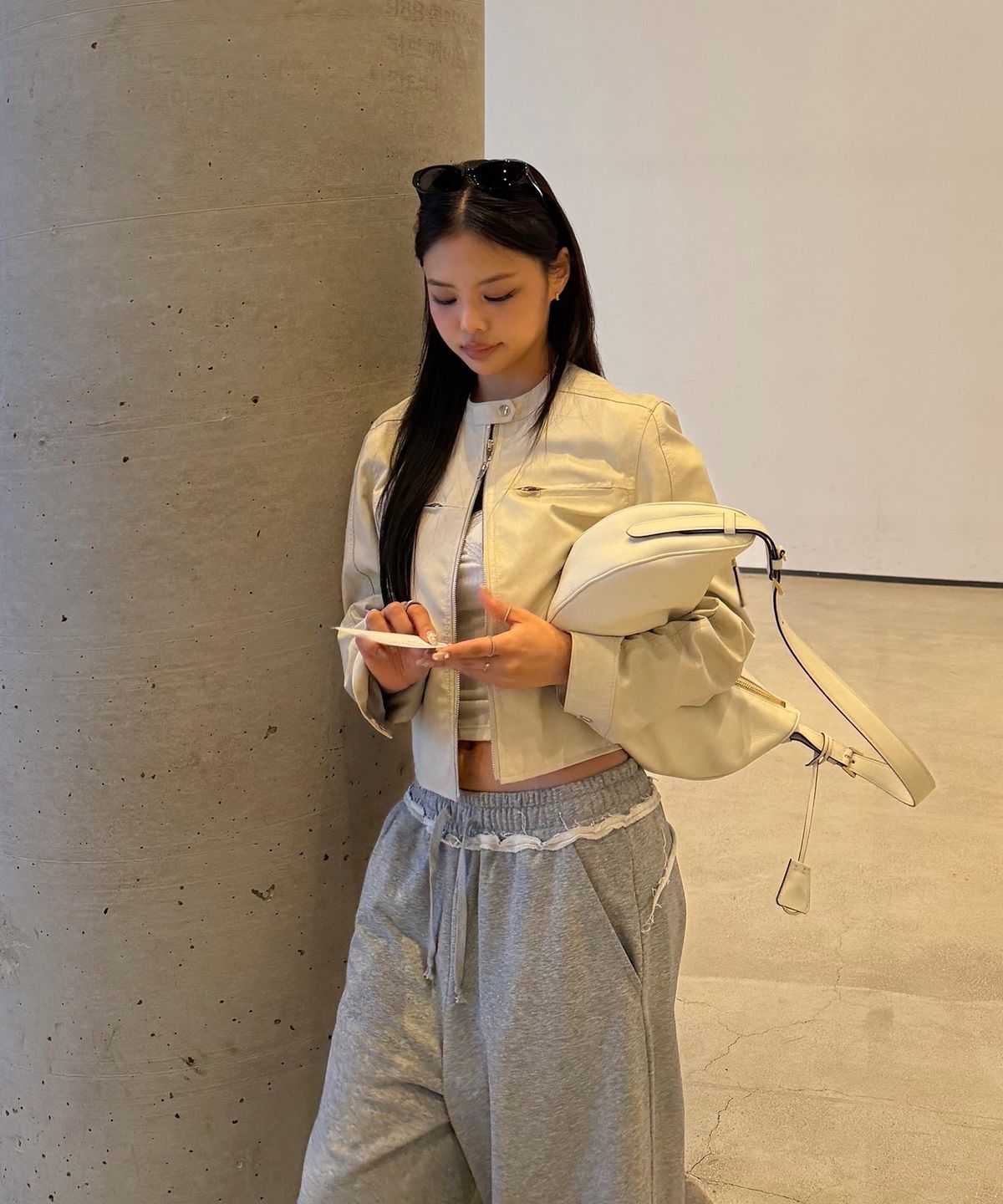 미쏘(MIXXO) 바이커 자켓_MIWJLG90QG