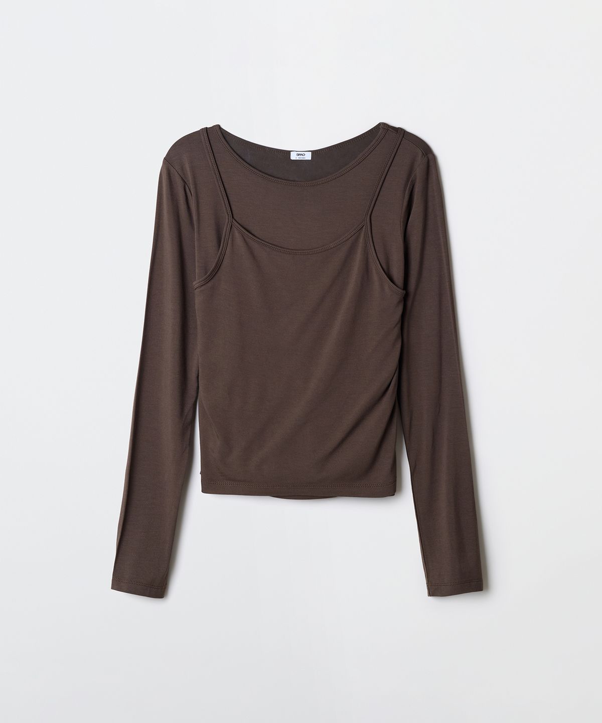 스파오(SPAO) 홀터넥 레이어드 긴팔티_SPLWG23G03