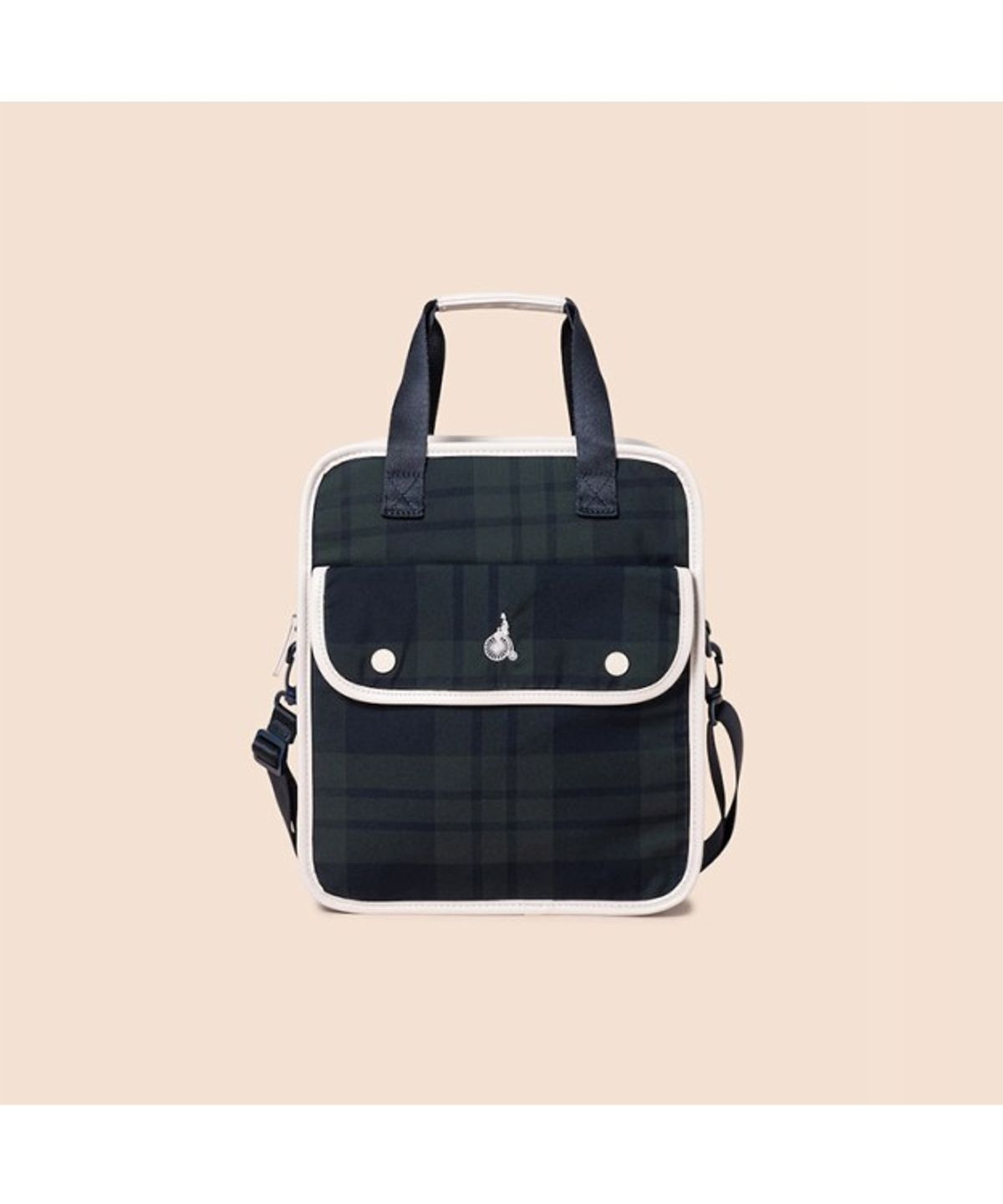 빈폴 키즈(BEANPOLE KIDS) 체크 시그니처 보조가방  그린 (BI61D4U32M) (BI61D4U32M)