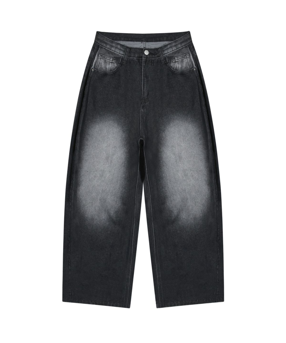 엔티이티(NTET) Noir side pintuck denim pants (black)