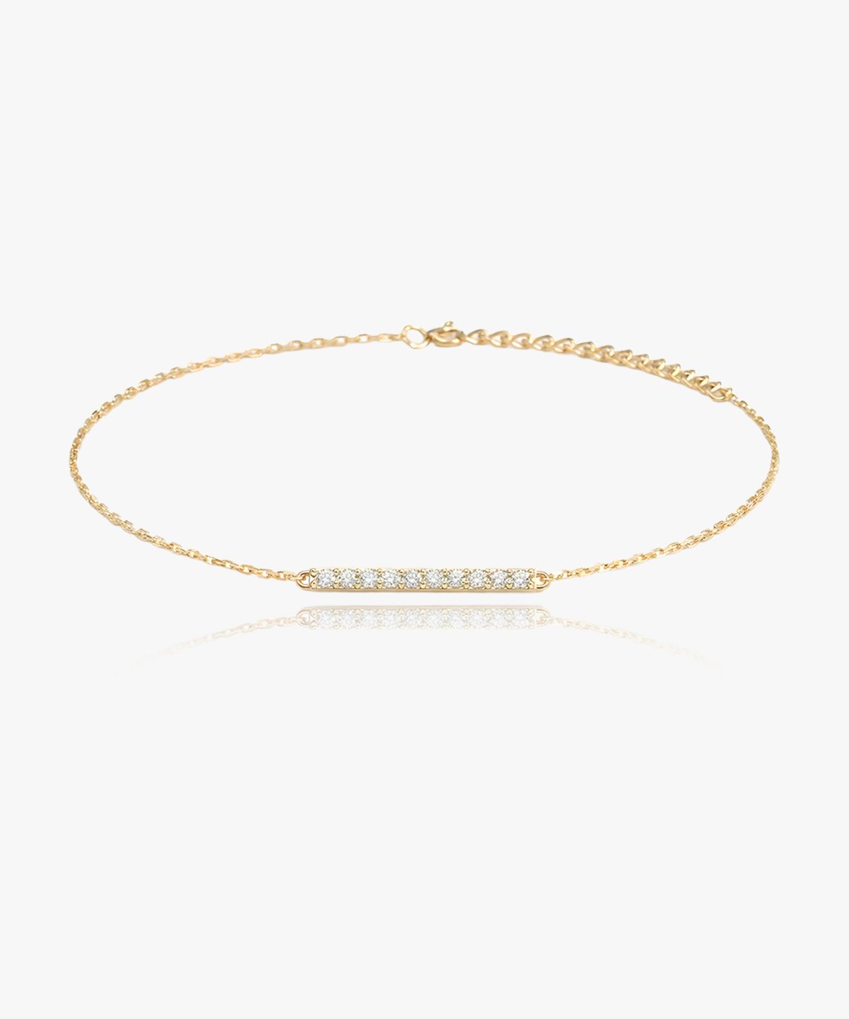 엘렌쥬얼리(HELENE JEWELRY) 925실버 큐빅 스틱 바 팔찌