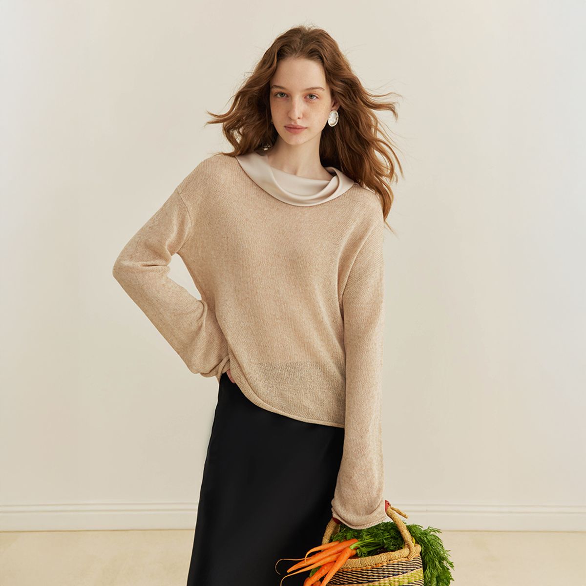 와이와이아이엠(YYIAM) YY_Saggy linen knit