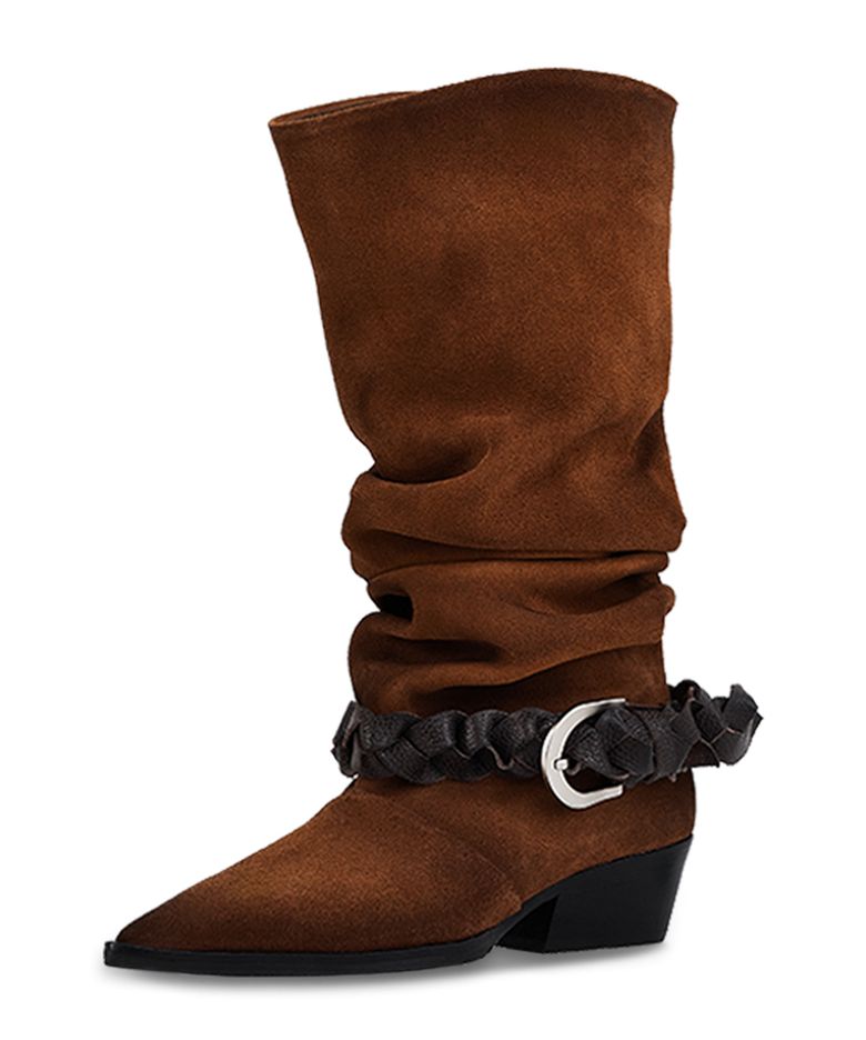 Kimera Slouchy Long Boots_Dusty Camel