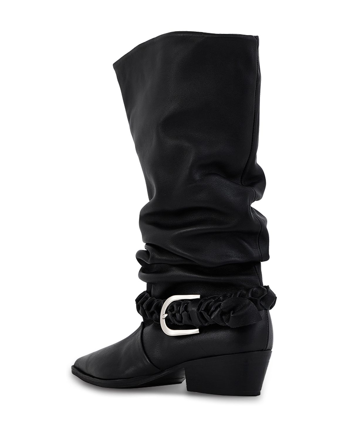 네거티브쓰리(NEGATIVETHREE) Kimera Slouchy Long Boots_Black