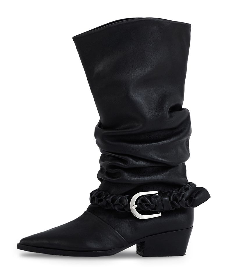 Kimera Slouchy Long Boots_Black
