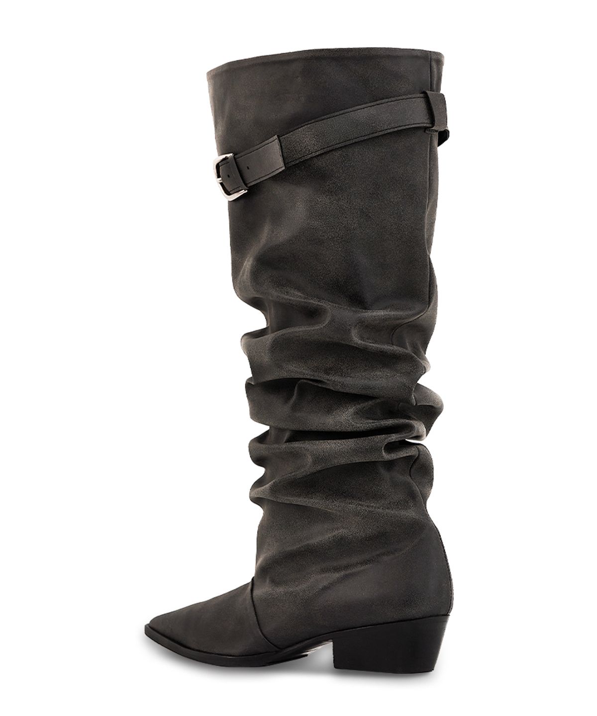 네거티브쓰리(NEGATIVE THREE) Kimera Knee-High Slouchy Long Boots_Dusty Grey