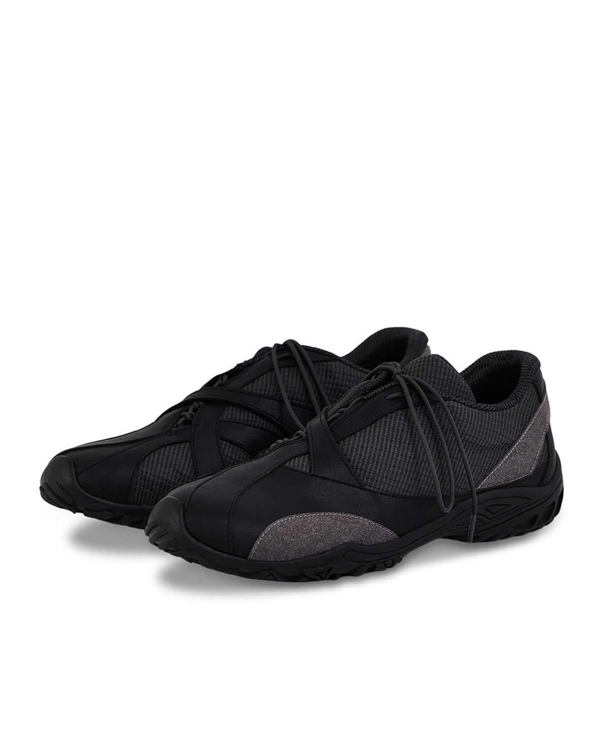 네거티브쓰리(NEGATIVE THREE) Asymmetry No.3 Sneakers_Multi Charcoal