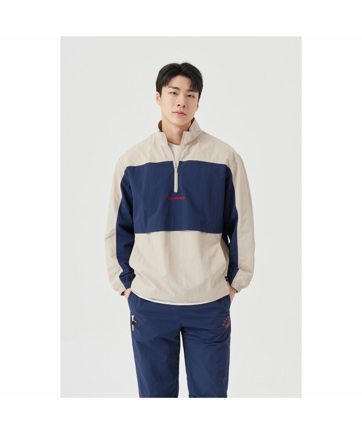 골든베어(GOLDEN BEAR) (M) Color Blocked Anorak G4UAM26101NYX