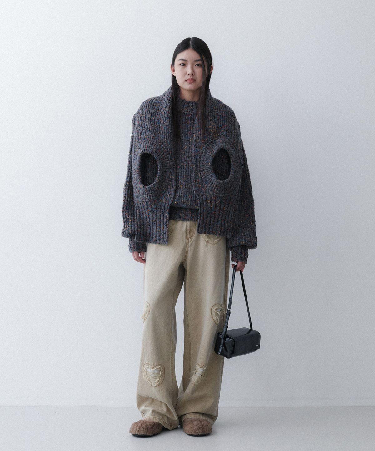 에핑글러(EPINGLER) DOUGHNUT KNIT - GREY