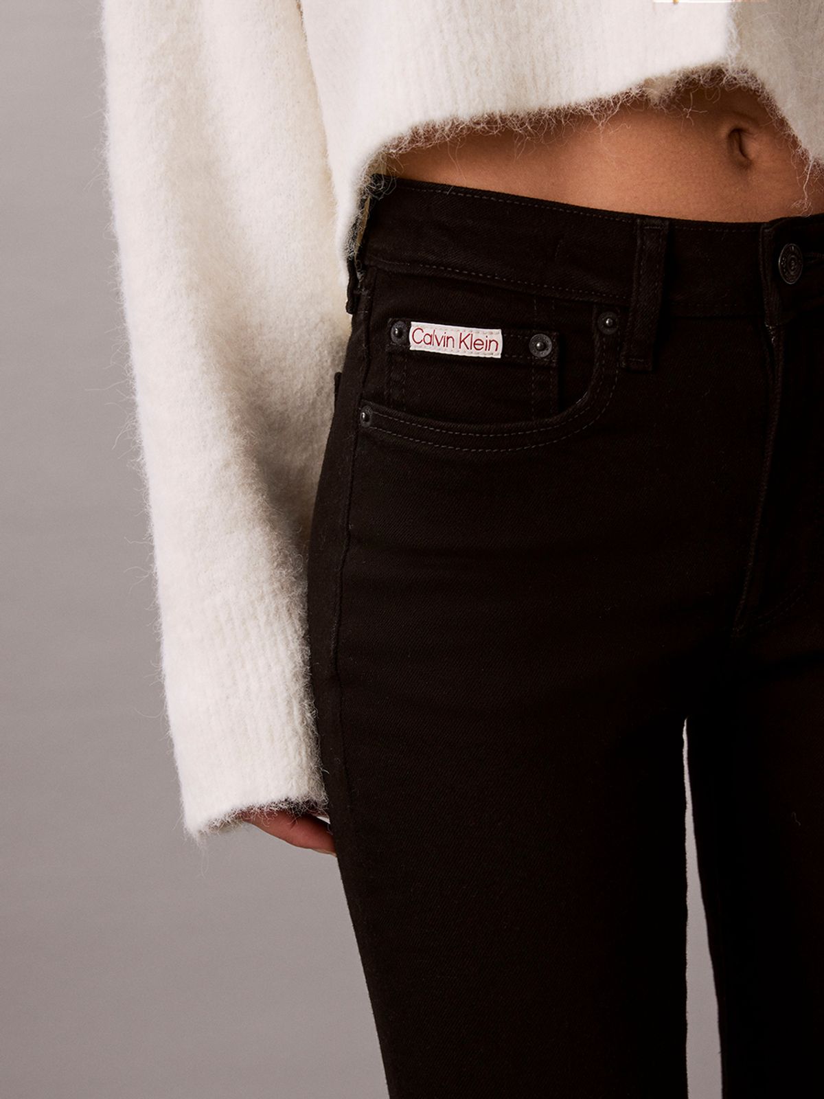 캘빈클라인 진(CALVIN KLEIN JEANS) 여성 미드라이즈 스키니 데님 47C777G JW4