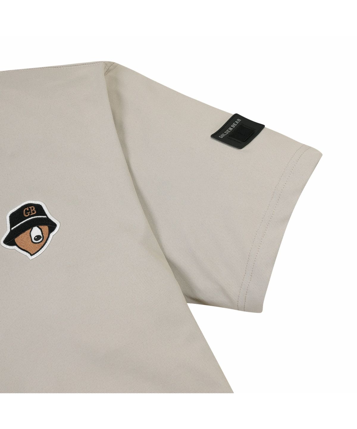 골든베어(GOLDEN BEAR) (M) Regular-Fit Collar Pique T-shirt G4TAM26141BEX