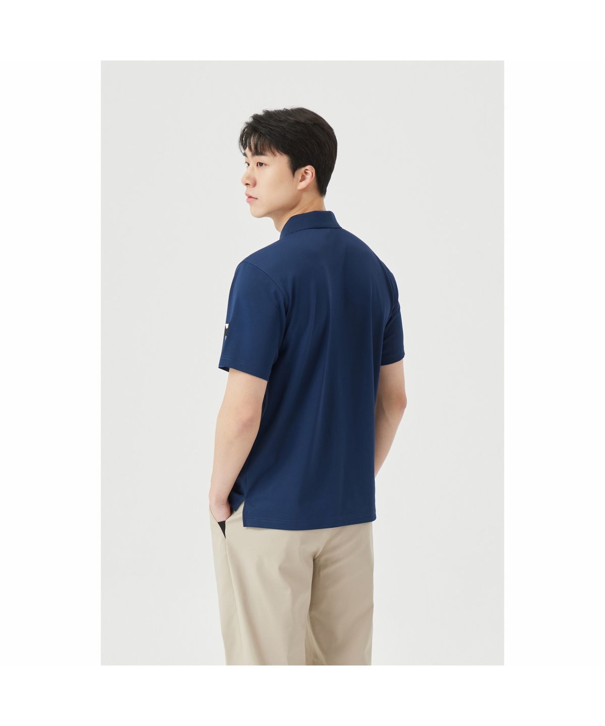 골든베어(GOLDEN BEAR) (M) Regular-Fit Collar Pique T-shirt G4TAM26141NYX