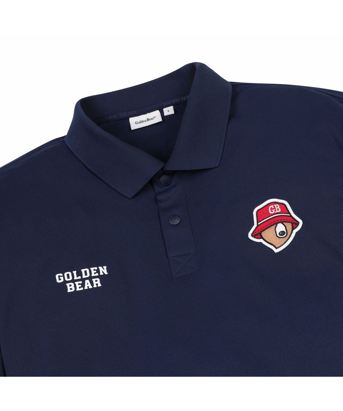 골든베어(GOLDEN BEAR) (M) Regular-Fit Collar Pique T-shirt G4TAM26141NYX