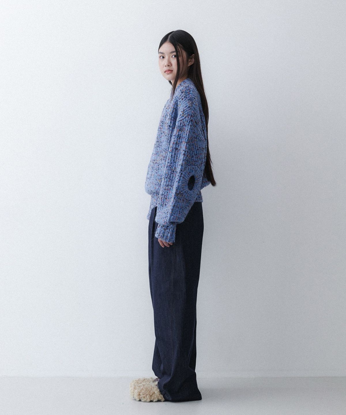 에핑글러(EPINGLER) DOUGHNUT KNIT - BLUE