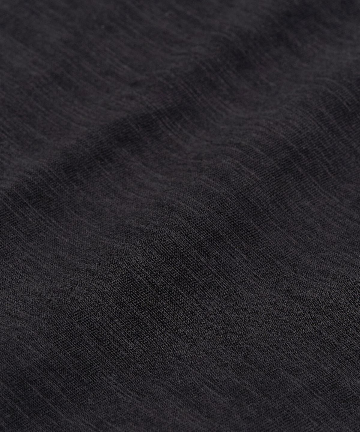 토피(TOFFEE) VTG 슬랍 라운드 넥 롱 슬리브 (BLACK)
