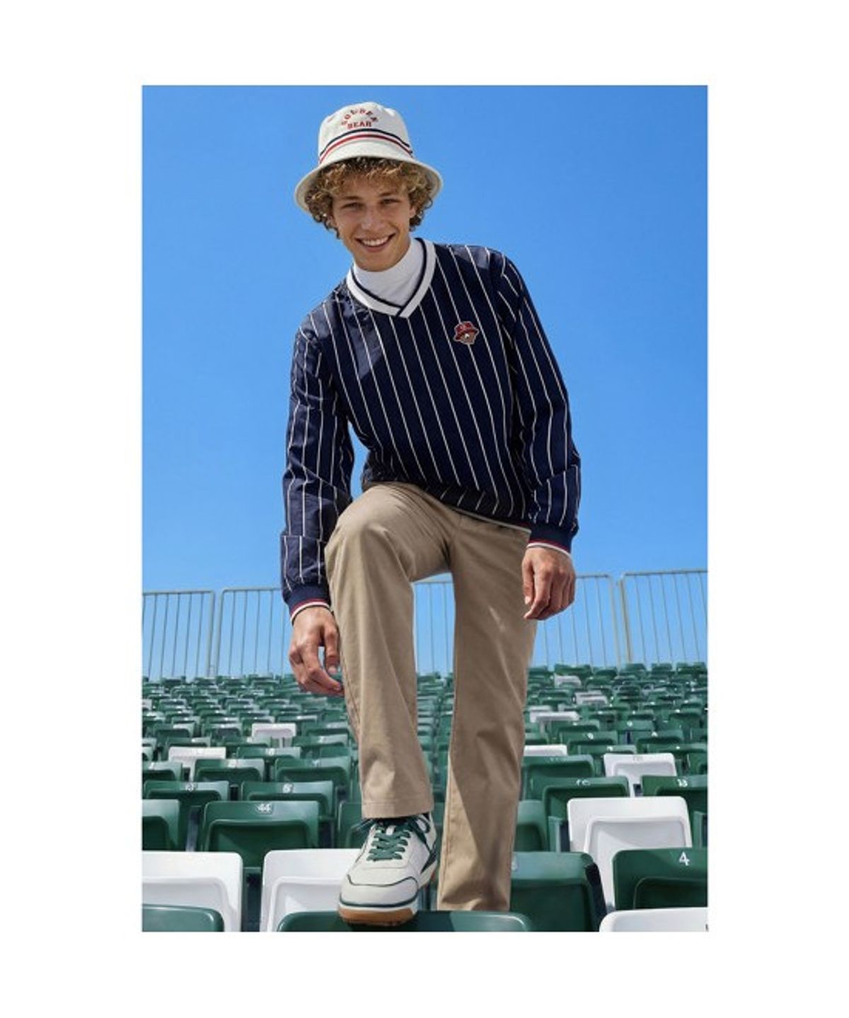 골든베어(GOLDEN BEAR) (M) Tucked Straight Fit Pants  G4PAM26121BEX
