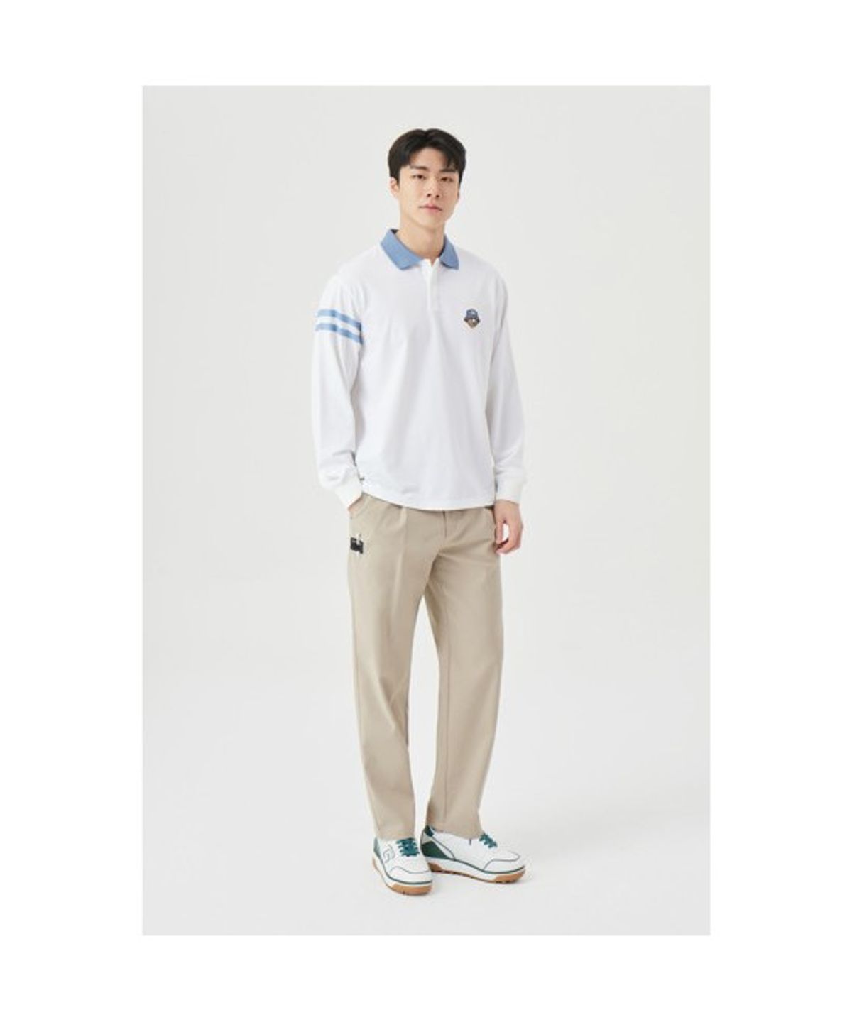골든베어(GOLDEN BEAR) (M) Tucked Straight Fit Pants  G4PAM26121BEX