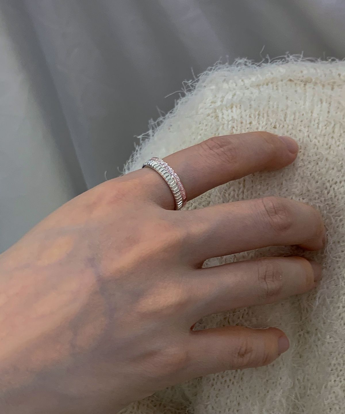 엘렌쥬얼리(HELENE JEWELRY) 925실버 이쿼녹스 더블 라인 링 반지