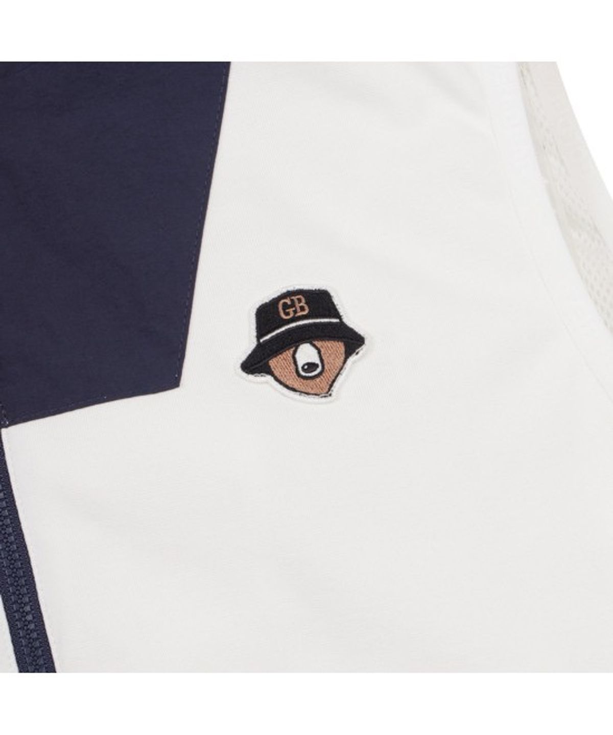 골든베어(GOLDEN BEAR) (W) Color Blocked Hood Vest  G5VAM26101IVX