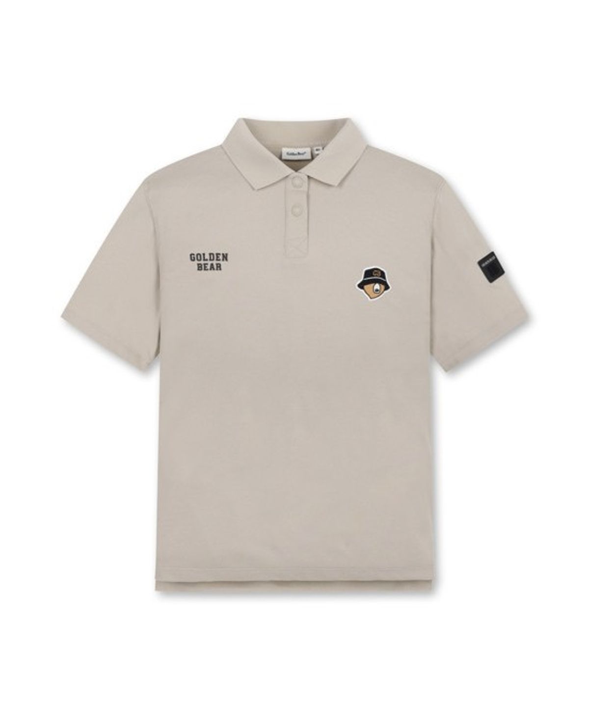 골든베어(GOLDEN BEAR) (W) Regular-Fit Collar Pique T-shirt  G5TAM26131BEX