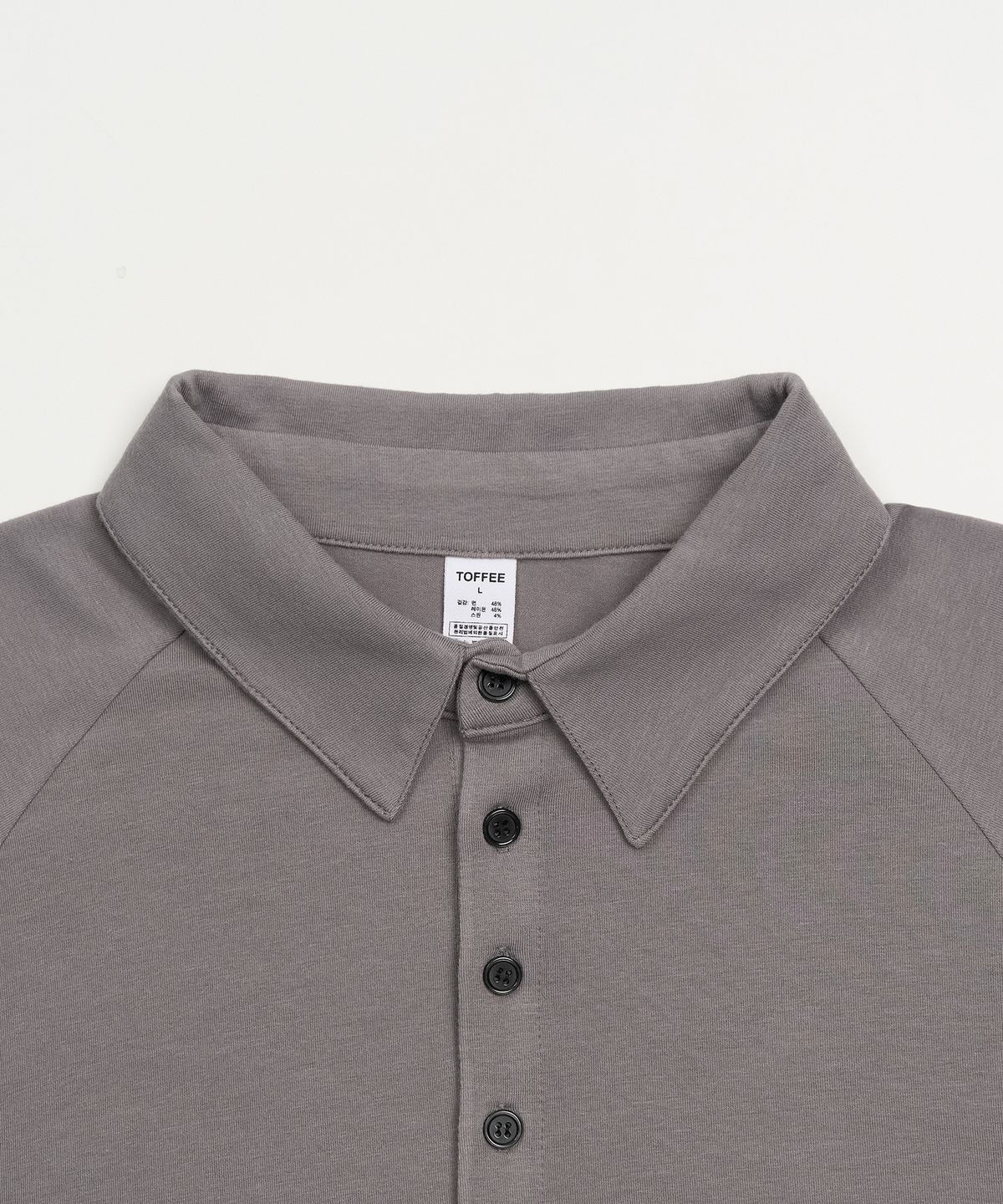 토피(TOFFEE) VTG 폴로 티셔츠 (GREY)