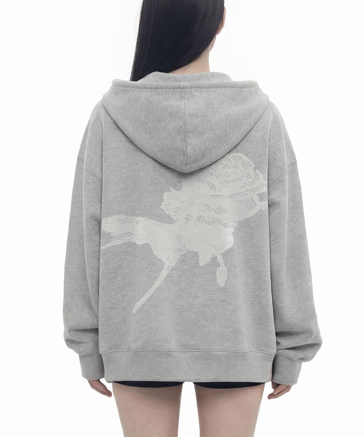 그레이버(GRAVER) [UNISEX]YARN OVER BACK 후드집업_2color