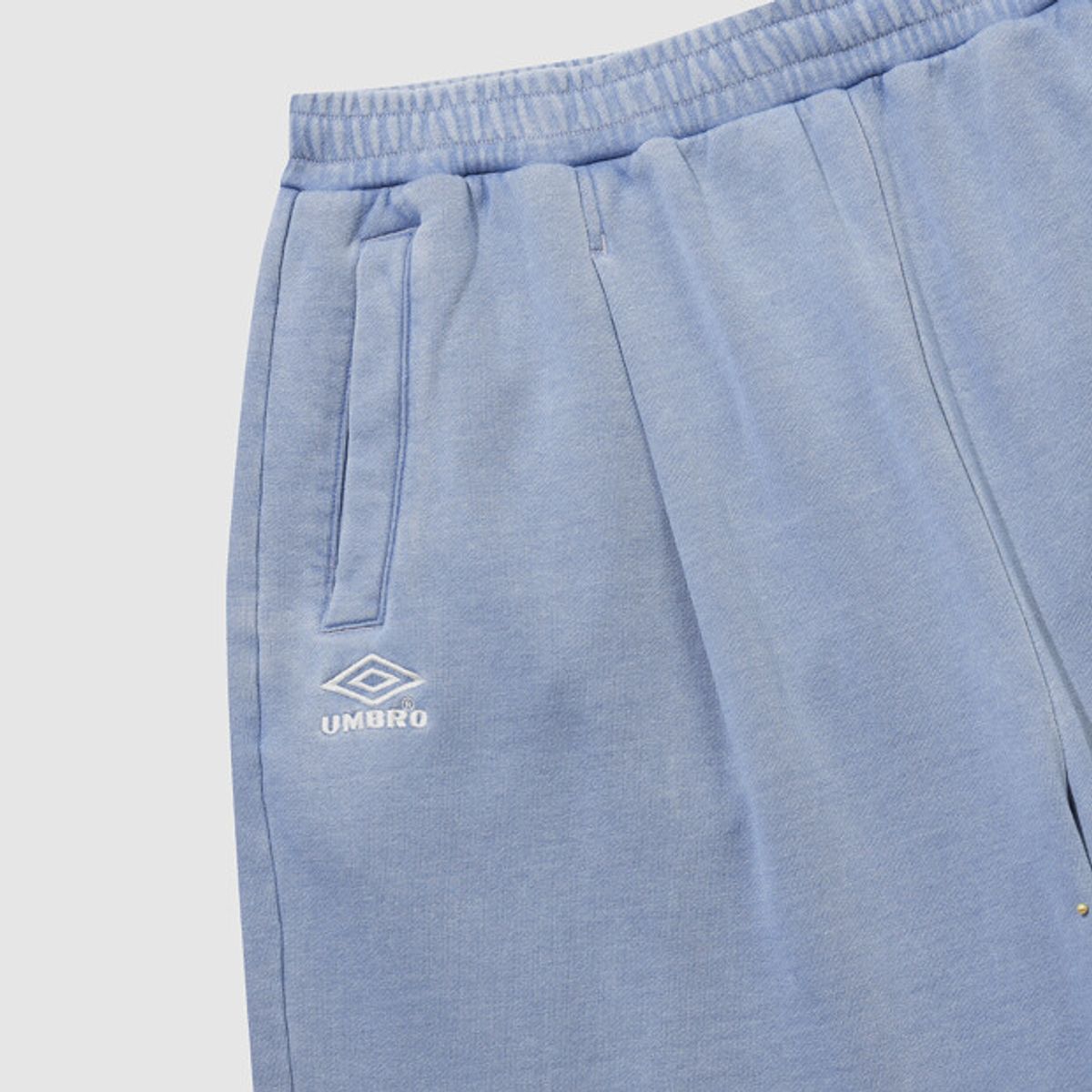 엄브로(UMBRO) HBL 엄그레이 빈티지 6부 버뮤다 스웨트 반바지 연청 UR121CHP22