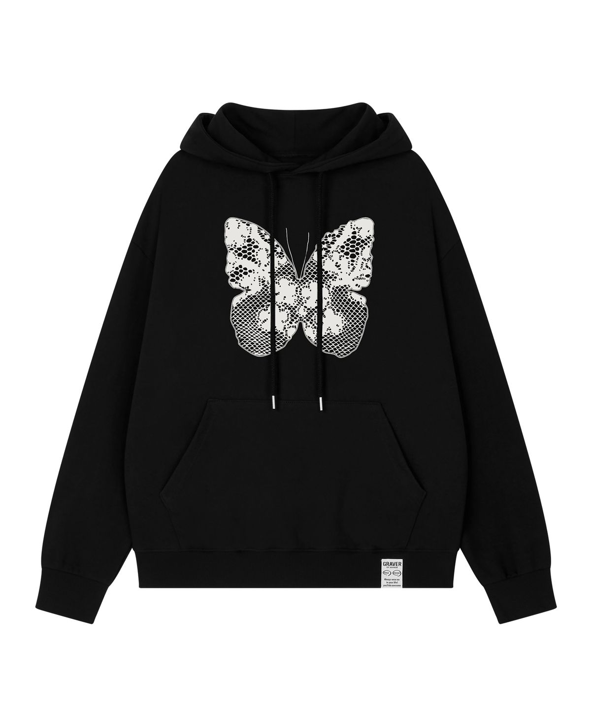 그레이버(GRAVER) [UNISEX]NAVI 후드티_3color