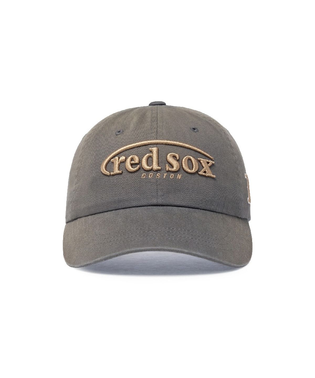 엠엘비(MLB) 빈티지 워싱 커브 로고 언스트럭쳐 볼캡 BOS (Charcoal Grey)