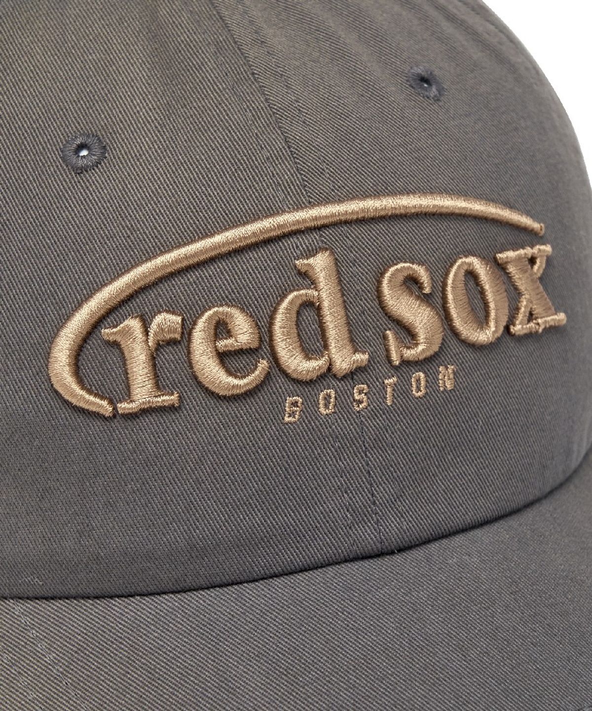 엠엘비(MLB) 빈티지 워싱 커브 로고 언스트럭쳐 볼캡 BOS (Charcoal Grey)