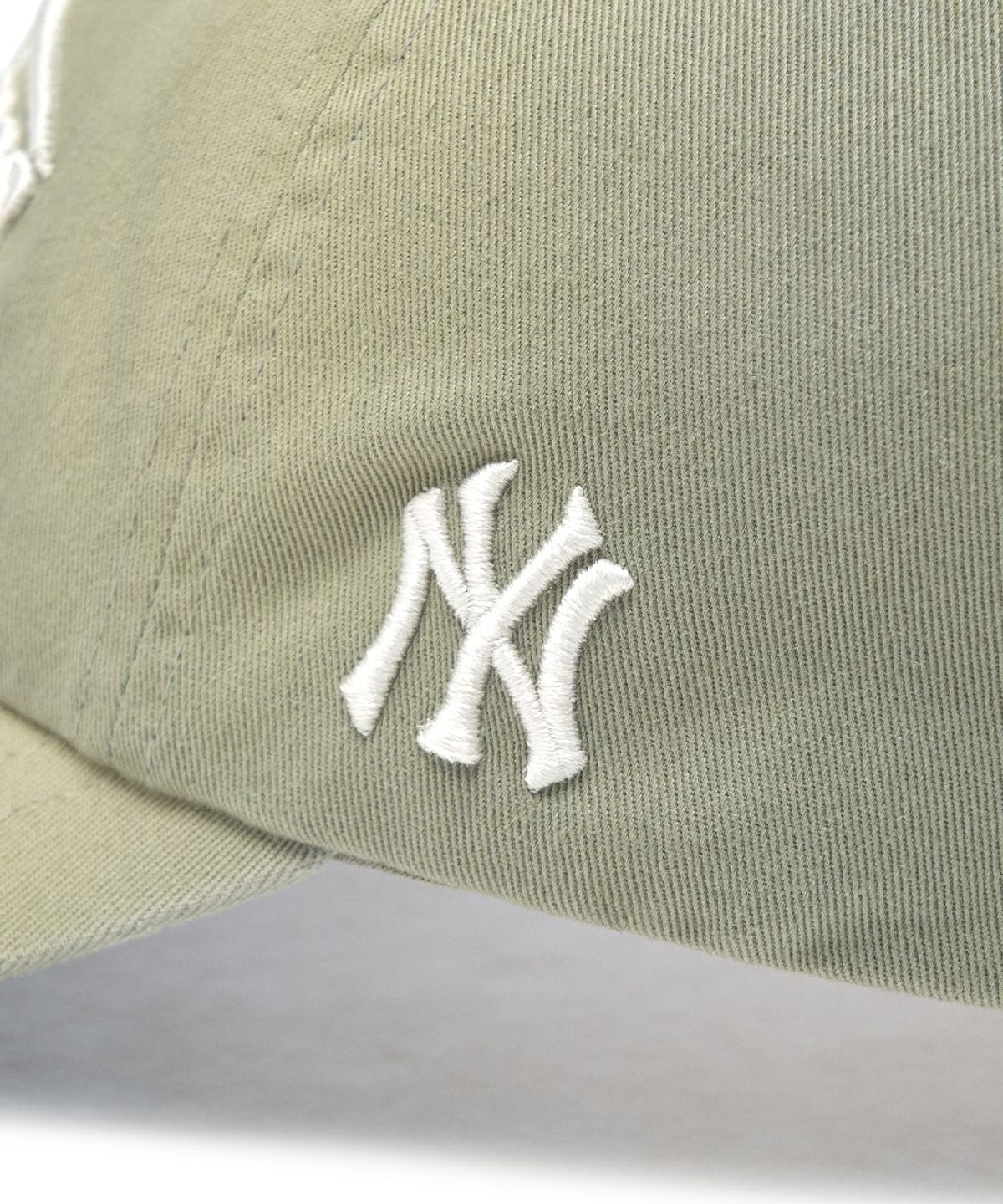 엠엘비(MLB) 빈티지 워싱 커브 로고 언스트럭쳐 볼캡 NY (Mg.Khaki)